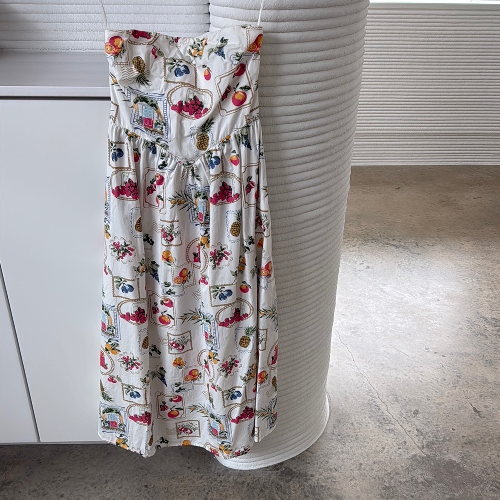 Floral White woman summer dress